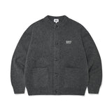 【予約｜10月上旬発送】ROUND NECK CARDIGAN - CHARCOAL