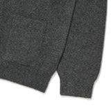 【予約｜10月上旬発送】ROUND NECK CARDIGAN - CHARCOAL