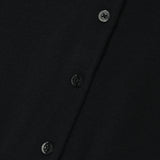 [予約販売/9月中旬入庫予定] WOMEN'S BASIC ROUND NECK CARDIGAN - BLACK