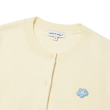 [予約販売/9月中旬入庫予定] WOMEN'S BASIC ROUND NECK CARDIGAN - CREAM