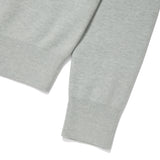 [予約販売/9月中旬入庫予定] WOMEN'S BASIC ROUND NECK CARDIGAN - GRAY
