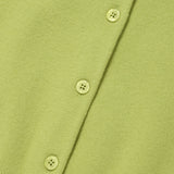 [予約販売/9月中旬入庫予定] WOMEN'S BASIC ROUND NECK CARDIGAN - OLIVE