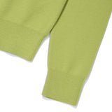 [予約販売/9月中旬入庫予定] WOMEN'S BASIC ROUND NECK CARDIGAN - OLIVE