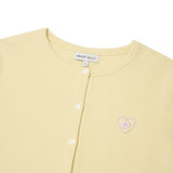 【予約｜10月上旬発送】WOMEN'S ESSENTIAL CARDIGAN - LIGHT YELLOW