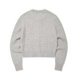 [予約販売/9月中旬入庫予定] WOMEN'S CABLE CARDIGAN - GRAY