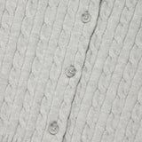 [予約販売/9月中旬入庫予定] WOMEN'S CABLE CARDIGAN - GRAY
