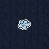 [予約販売/9月中旬入庫予定] WOMEN'S CABLE CARDIGAN - NAVY