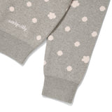 [予約販売/9月中旬入庫予定] [WONI着用] WOMEN'S DOT CARDIGAN - GRAY