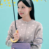 [予約販売/9月中旬入庫予定] [WONI着用] WOMEN'S DOT CARDIGAN - GRAY