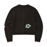 [予約販売/9月中旬入庫予定] [WONI着用] WOMEN'S IP PATTERN CARDIGAN - BROWN