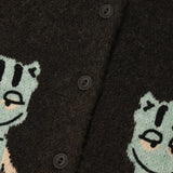 [予約販売/9月中旬入庫予定] [WONI着用] WOMEN'S IP PATTERN CARDIGAN - BROWN