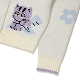 [予約販売/9月中旬入庫予定] [WONI着用] WOMEN'S IP PATTERN CARDIGAN - CREAM