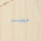 [予約販売/9月中旬入庫予定] [WONI着用] FRILL DETAIL CARDIGAN - CREAM