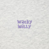 [予約販売/9月中旬入庫予定] BACK LETTERING CONTRAST RIB SWEATSHIRT - LIGHT GRAY