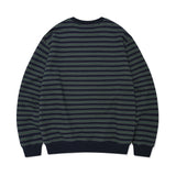 [予約販売/9月中旬入庫予定] MULTI STRIPE SWEATSHIRT - NAVY