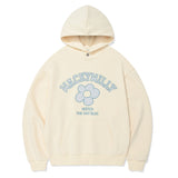 [予約販売/9月中旬入庫予定] WOMEN'S TYPO PATCHWORK HOODIE - CREAM