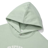 [予約販売/9月中旬入庫予定] WOMEN'S TYPO PATCHWORK HOODIE - MINT