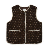 【予約｜10月中旬発送】 WOMEN'S STITCH FLEECE VEST-PATTERN