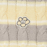 [予約販売/9月中旬入庫予定] [WONI着用] CABLE COLLAR PULLOVER - YELLOW
