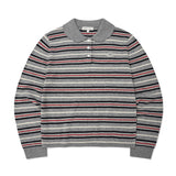 【予約｜10月上旬発送】RUGBY STRIPE PULLOVER - GRAY