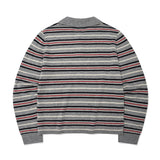 【予約｜10月上旬発送】RUGBY STRIPE PULLOVER - GRAY