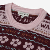 【予約｜10月上旬発送】NORDIC MOOD PATTERN PULLOVER - PINK