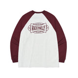 [予約販売/9月中旬入庫予定] RAGLAN LONG SLEEVE T-SHIRT - BURGUNDY