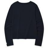 【予約｜10月上旬発送】WOMEN'S ESSENTIAL HENLEY LONG SLEEVE - NAVY