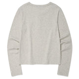 【予約｜10月上旬発送】WOMEN'S ESSENTIAL HENLEY LONG SLEEVE - OATMEAL
