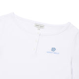 [予約販売/9月中旬入庫予定] [WONI着用] HEM FRILL LONG SLEEVE - WHITE