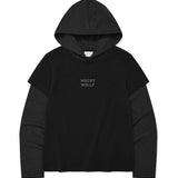 [予約販売/9月中旬入庫予定] LAYERED LONG SLEEVE DEVELOP - CHARCOAL