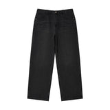 【予約｜10月上旬発送】STRAIGHT DENIM PANTS - BLACK