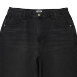 【予約｜10月上旬発送】STRAIGHT DENIM PANTS - BLACK