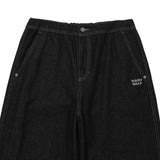 [予約販売/9月中旬入庫予定] WIDE EASY DENIM PANTS - BLACK