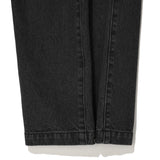 【予約｜10月上旬発送】SIDE DOUBLE-TUCK DENIM PANTS - BLACK