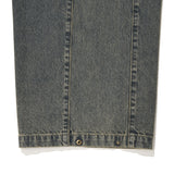 【予約｜10月上旬発送】SIDE DOUBLE-TUCK DENIM PANTS - BLUE