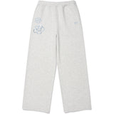 【予約｜10月中旬発送】 WOMEN'S SEQUIN LOGO SWEAT PANTS-LIGHT GRAY