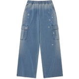 【予約｜10月上旬発送】JERSEY DENIM SWEATPANTS - SET UP - BLUE