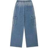 【予約｜10月上旬発送】JERSEY DENIM SWEATPANTS - SET UP - BLUE