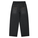 【予約｜10月上旬発送】SEMI-WIDE DENIM PANTS - DARK GRAY