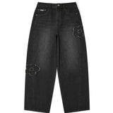 [予約販売/9月中旬入庫予定] [WONI着用] CURVED FIT DENIM PANTS - GRAY