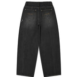 [予約販売/9月中旬入庫予定] [WONI着用] CURVED FIT DENIM PANTS - GRAY