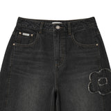 [予約販売/9月中旬入庫予定] [WONI着用] CURVED FIT DENIM PANTS - GRAY