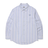 【予約｜10月中旬発送】OXFORD STRIPE SHIRT - BLUE