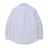 【予約｜10月中旬発送】OXFORD STRIPE SHIRT - BLUE