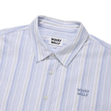 【予約｜10月中旬発送】OXFORD STRIPE SHIRT - BLUE