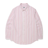 【予約｜10月中旬発送】OXFORD STRIPE SHIRT - PINK