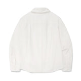【予約｜10月上旬発送】ROUND COLLAR SOLID SHIRT - WHITE