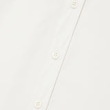【予約｜10月上旬発送】ROUND COLLAR SOLID SHIRT - WHITE