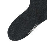 【予約｜10月中旬発送】 WOMEN'S KNEE-HIGH SOCKS-CHARCOAL